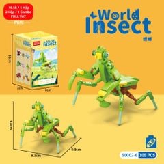 Combo 2 bộ đồ chơi lắp ghép thế giới côn trùng 109pcs. SKU: LG-S0002-6 ( VAT 001-C2-11 ) K122-T2-S6
