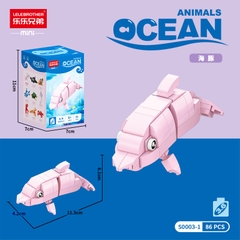 Combo 2 bộ đồ chơi lắp ghép động vật dưới nước 86pcs. SKU: LG-S0003-1 ( VAT 001-C2-11 ) K121-T2-S1
