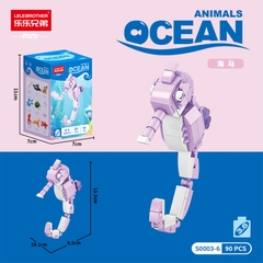 Combo 2 bộ đồ chơi lắp ghép động vật dưới nước 90pcs. SKU: LG-S0003-6 ( VAT 001-C2-11 ) K121-T2-S6