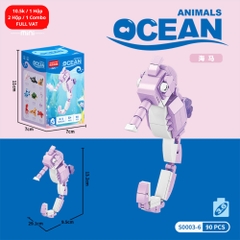 Combo 2 bộ đồ chơi lắp ghép động vật dưới nước 90pcs. SKU: LG-S0003-6 ( VAT 001-C2-11 ) K121-T2-S6