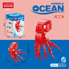 Combo 2 bộ đồ chơi lắp ghép động vật dưới nước 80pcs. SKU: LG-S0003-7 ( VAT 001-C2-11 ) K121-T2-S7