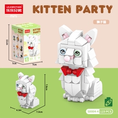 Combo 2 bộ đồ chơi lắp ghép mèo con 123pcs. SKU: LG-S0004-4 ( VAT 001-C2-11 ) K114-T2-S4