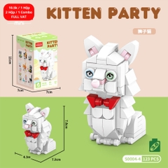 Combo 2 bộ đồ chơi lắp ghép mèo con 123pcs. SKU: LG-S0004-4 ( VAT 001-C2-11 ) K114-T2-S4