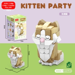 Combo 2 bộ đồ chơi lắp ghép mèo con 116pcs. SKU: LG-S0004-7 ( VAT 001-C2-11 ) K114-T2-S7