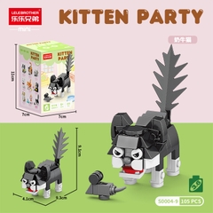 Combo 2 bộ đồ chơi lắp ghép mèo con 129 Mảnh Ghép . SKU: LG-S0004-9 ( VAT 001-C2-11 ) K114-T2-S9