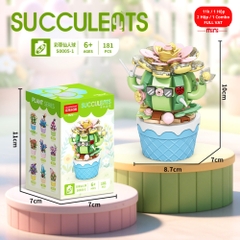 Combo 2 bộ lắp ghép cây Sương rồng 181pcs. SKU: LG-S0005-1 ( VAT 001-C2-11 ) - K120-T2-S1