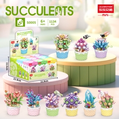 Combo 2 bộ lắp ghép cây Sương rồng 113pcs. SKU: LG-S0005-3 ( VAT 001-C2-11 ) - K120-T2-S3