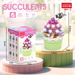 Combo 2 bộ lắp ghép cây Sương rồng 113pcs. SKU: LG-S0005-3-C ( VAT 001-C2-11 ) - K120-T2-S3