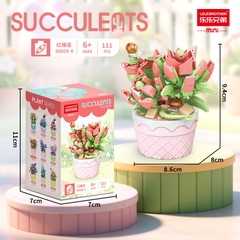 Combo 2 bộ lắp ghép cây Sương rồng 111pcs. SKU: LG-S0005-4 ( VAT 001-C2-11 ) - K120-T2-S4