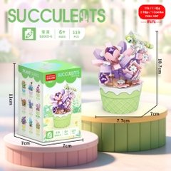 Combo 2 bộ lắp ghép cây Sương rồng 119pcs. SKU: LG-S0005-6 ( VAT 001-C2-11 ) - K120-T2-S6