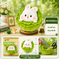 Mô Hình Các Con Vật Cosplay Rau Cải Bắp Nhỡ KT 16*15*14cm - SKU : MH-BY0008-2 - (VAT: MH003)