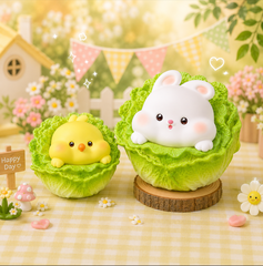 Mô Hình Các Con Vật Cosplay Rau Cải Bắp Size Lớn KT 20*18*17cm - SKU : MH-BY0008-3 - (VAT: 002-09-110)