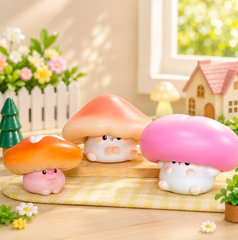 Mô Hình Các Con Vật Cosplay Cây Nấm Size Nhỡ KT 19*17*13cm - SKU : MH-BY0009-2 - (VAT: MH003)