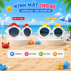 Kính mắt trẻ em dễ thương - SKU :  K-132 - (VAT: 012-01-13*)