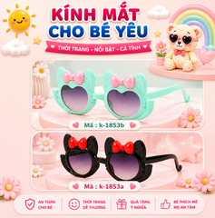 Kính mắt trẻ em dễ thương - SKU :  K-1853 - (VAT: 012-01-13*)
