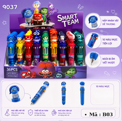 Bút bi 10 ngòi hình gấu dễ thương - SKU : B03 - (VAT :  111-01-5) - K27-T3-S12