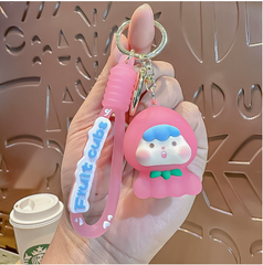 móc khóa charm hồng - Dây móc dài : 10cm - Mô Hình Cao : 6cm - Nặng : 50gram - No Box : bọc túi OPP K79-T4-S7