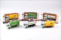 Mô Hình 3 Oto Xây Dựng Vàng Xanh hợp kim , tỉ lệ 1:64 - Dài 12cm - rộng 3.5cm - cao 5cm- SKU : oto-CF17-M10 - ( Vat : 003-01-20 )