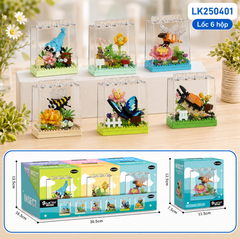 Combo 6 Mẫu Động Vật lắp ghép có hộp meca để trưng bày - SKU : LG-LK250401 ( Vat : 002-01-130 !!! ) - K127-T1-s2