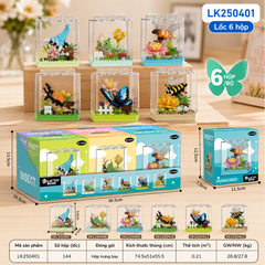 Combo 6 Mẫu Động Vật lắp ghép có hộp meca để trưng bày - SKU : LG-LK250401 ( Vat : 002-01-130 !!! ) - K127-T1-s2