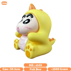 Mô Hình Em bé Trai cosplay Khủng Long Vàng - Cao 30.5cm - nặng 1500gram - Figure Cậu Bé Bút Chì - Hộp Màu - (VAT 002-05-200)  - K25-T4-S4