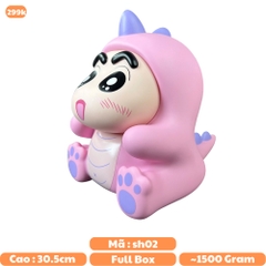 Mô Hình Em bé Trai cosplay Khủng Long Hồng - Cao 30.5cm - nặng 1500gram - Figure Cậu Bé Bút Chì - Hộp Màu - (VAT 002-05-200) - K25-T4-S1