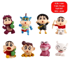 ( Giá 1 con - Bộ 6 con - Đặt Số Lượng 6 ) -Mô hình Bộ 6 các nhân vật Em bé Trai Đi Học - Cao 4cm - nặng 200gram - No Box  -(VAT : 48492) - M-2
