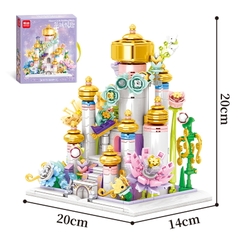 Bộ Lắp Ghép Lâu Đài Hoa- Xứ Sở Thần Tiên Huyền Ảo 658pcs. SKU: LG-K317 (VAT 001-12-100) K87-T1-S8