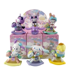 ( Giá 1 con - Bộ 6 con - Đặt Số Lượng 6 ) - Mô hình kuromi Bộ 6 Melody Bản E Gemini Pudding Dog Cinnamon Dog Kuromi - cao 9.6cm - Nặng 400gram - Có Hộp Đẹp - SKU : hm5 - (VAT E729-75)- K32-T2-S8