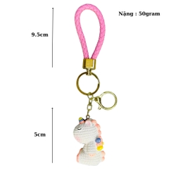 móc khóa ngựa hồng - Dây móc dài : 9.5cm - Mô Hình Cao : 5cm - Nặng : 50gram - No Box : bọc túi OPP - N3-K13-T4-S2