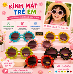 Kính mắt trẻ em dễ thương - SKU :  K-3064 - (VAT: 2012-01-6) - K1-T3-S7