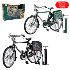 Mô Hình xe đạp thống nhất 1:10 Hợp kim - Phụ kiện : bơm - Dài 17.5cm - rộng 6cm - cao 11cm - nặng ~ 500gram - FULL BOX : box màu SKU : VB8011 - (VAT: 003-04-70)