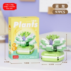 Combo 3 hộp lắp ghép cây hoa 97pcs. SKU: LG-W1505-04 ( VAT 001-C3-11 ) K115-T3-S4