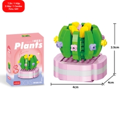 Combo 3 hộp lắp ghép chậu hoa 128pcs. SKU: LG-W1518-03 ( VAT 001-C3-11 ) - K110-T2-S3