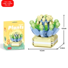 Combo 3 hộp lắp ghép chậu hoa 140pcs. SKU: LG-W1518-06 ( VAT 001-C3-11 ) - K110-T2-S6