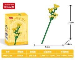 Combo 3 Bộ Lắp Ghép Cành Hoa 79pcs. SKU: LG-W1543-16-C ( VAT 001-C3-17 ) - K108-T5-S16
