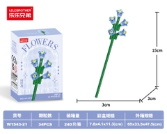 Combo 3 Bộ Lắp Ghép Cành Hoa 44pcs. SKU: LG-W1543-21-C ( VAT 001-C3-17 ) - K109-T5-S3