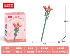 Combo 3 Bộ Lắp Ghép Cành Hoa 60pcs. SKU: LG-W1543-31-C ( VAT 001-C3-17 ) - K108-T4-S18