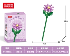 Combo 3 Bộ Lắp Ghép Cành Hoa 59pcs. SKU: LG-W1543-32-C ( VAT 001-C3-17 ) - K109-T4-S1
