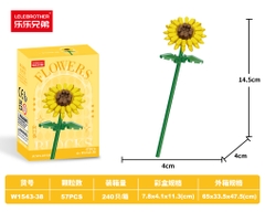 Combo 3 Bộ Lắp Ghép Cành Hoa 67pcs. SKU: LG-W1543-38-C ( VAT 001-C3-17 ) K109-T4-S7