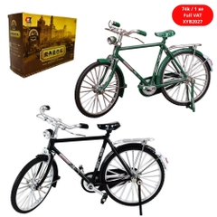 Mô Hình Xe đạp không giỏ 1:10 Hợp kim - Phụ kiện : bơm - Dài 17.5cm - rộng 6cm - cao 11cm - nặng ~ 500gram - FULL BOX : box màu SKU : XYB2027 - (VAT: 003-04-40)
