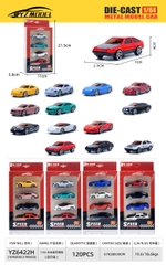Mô Hình Xe Tổng Hợp tỉ lệ 1:64 - Cao 21cm- Ngang 11cm ( Giá 1 xe - 4 xe 1 vỉ - đặt số lượng 4 ) - Box Màu- SKU : oto-YZ6422H - ( Vat : DCM473-10 )