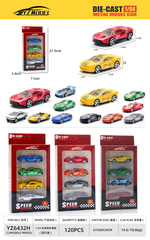 Mô Hình Xe Tổng Hợp tỉ lệ 1:64 - Cao 21cm- Ngang 11cm ( Giá 1 xe - 4 xe 1 vỉ - đặt số lượng 4 ) - Box Màu - SKU : oto-YZ6432H - ( Vat DCM473-10 )