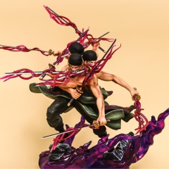 Mô Hình OnePiece Zoro  3 đầu 6 tay siêu ngầu - Cao 33cm - Figure OnePiece - Hộp màu - N1-K48-T4-S3