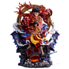 Hàng Loại 1 - Mô Hình OnePiece Luffy gear 4 king fado siêu đẹp cao 33cm - Figure OnePiece - Full box - Hộp màu đẹp N1-K38-T4-S5