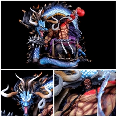 Hàng Loại 2 - Mô Hình OnePiece Kaido có rồng siêu đẹp cao 33cm - Figure OnePiece - Có Hộp Carton - N2