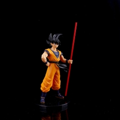 Hàng Loại 1 - Mô hình đồ chơi - SonGoku cầm gậy màu đỏ siêu đẹp - Dragon Ball - No Box - N4-K2-BL3 - N1-K7-T1-S3