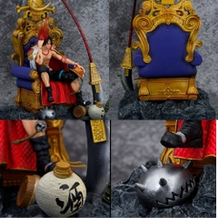 Mô Hình OnePiece Ace ngồi ghế siêu ngầu cao 33cm - Figure OnePiece - Có Hộp màu