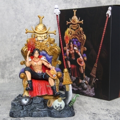 Mô Hình OnePiece Ace ngồi ghế siêu ngầu cao 33cm - Figure OnePiece - Có Hộp màu