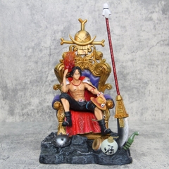 Mô Hình OnePiece Ace ngồi ghế siêu ngầu cao 33cm - Figure OnePiece - Có Hộp màu